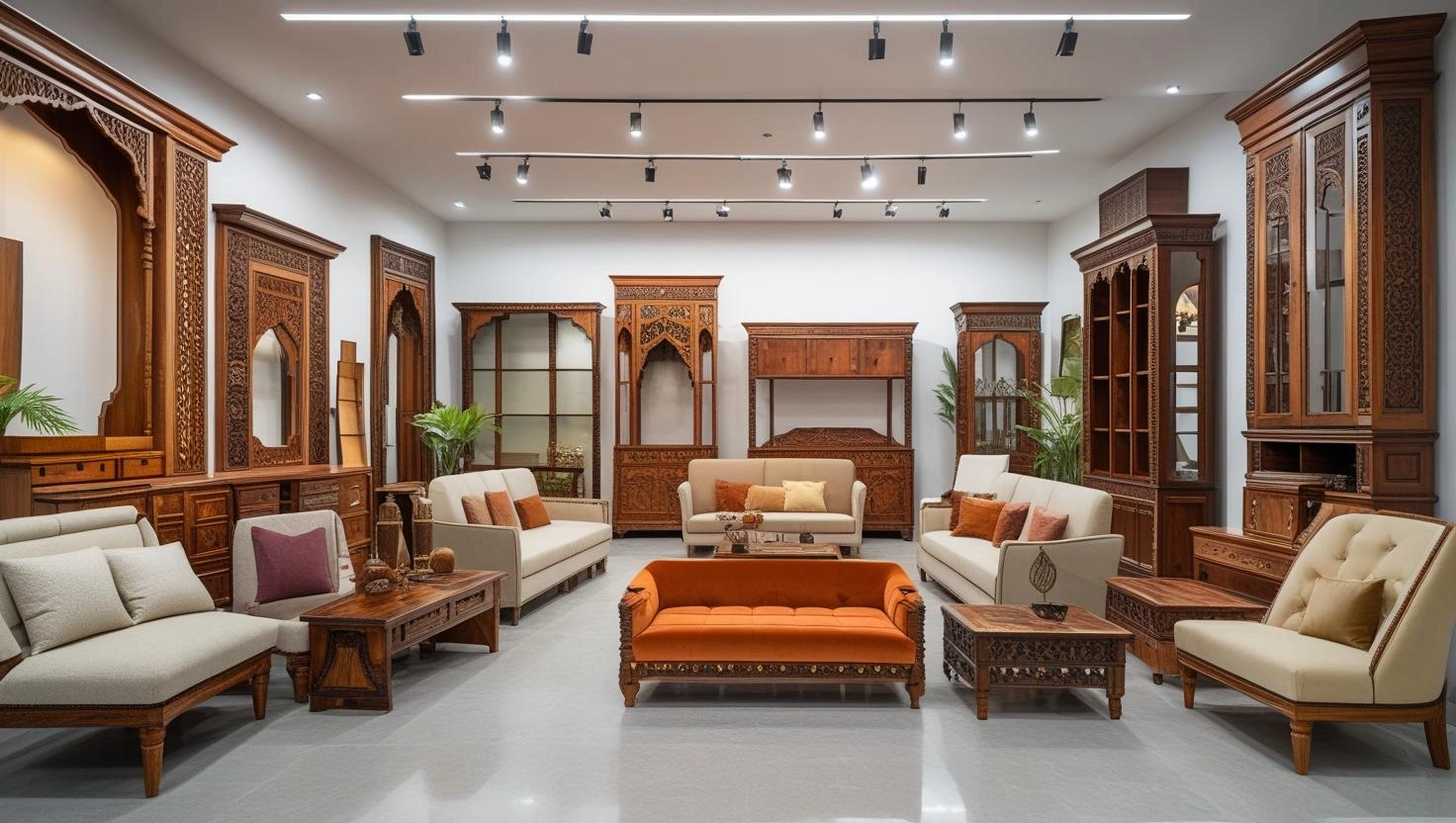 Pakistani inventory where finished furniture and other kind of furniture show (1)