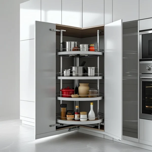 Space-Design Corner Pull-Out Cabinet System